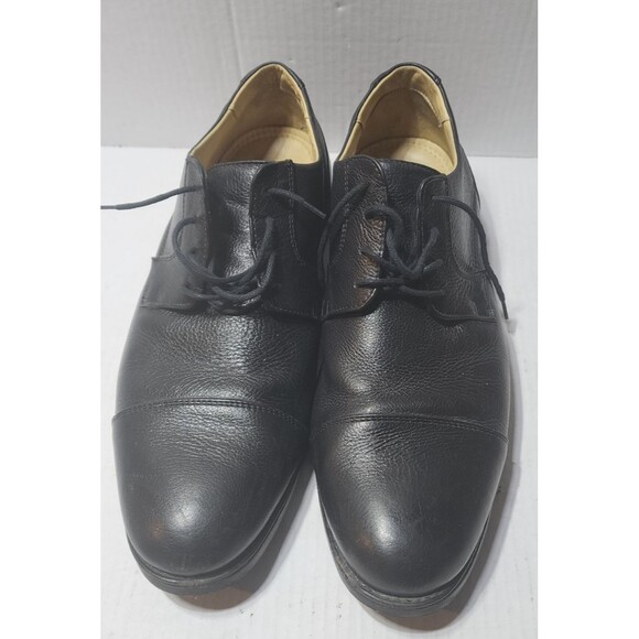 Belvedere Other - Belvedere Duke Leather Lace Up Cap Toe Oxford Black Derby Men's Shoes Size 13 D